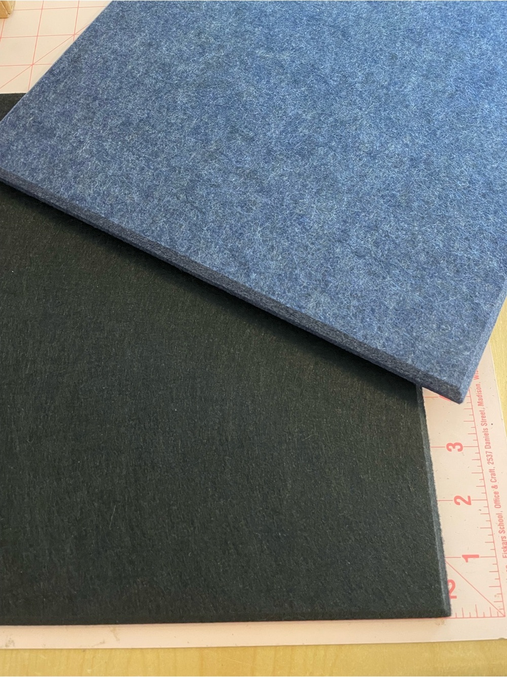 20 NEW Dark Blue or Black Square Felt Board Panels - Picture 3 of 5
